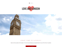 Tablet Screenshot of loveandlondon.com